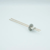 Power Feedthrough, 5000 Volts, 50 Amps, 2 Pins, 0.094″ Copper Conductors, 1.18″ QF / KF Flange - A0818-2-QF - MPF Products, INC.