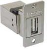 Usb Adapter, 2.0 Type A-B Rcpt, Panel; Usb Connector Convert From L-Com - 51T9349 - Newark, An Avnet Company