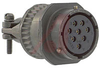 CONNECTOR,CABLE CONNECTING RECEPTACLE W/CABLE CLAMP,8#16 SOLDER SOCKET CONTACT -- 70010796