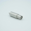 SHV-5 Coaxial Feedthrough, 1 Pin, Grounded Shield, 0.495″ Dia SS Weld Adapter, Without Air-side Connector - A0152-2-W - MPF Products, INC.