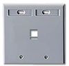 QuickPort Wallplates - 42080-1GP - Leviton Manufacturing
