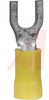 Fork Crimp Terminal; Crimp Connector; 12 to 10 AWG; 600 V; Copper; Vinyl; Fork - 70092513 - Allied Electronics, Inc.