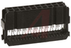AMP-LATCH NOVO Ribbon Cable Connector, Receptacle, 20 Pos.,.100 CL, Black - 70042787 - Allied Electronics, Inc.
