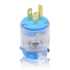 3-Prong Straight Plug, 15 Amp 125 Volt 5-15P with Green Neon Light - 4531 - Suzhou Ele Mfg Co., Ltd.