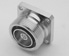 7/16 .115 4-Hole Flange Panel Mount Receptacle Straight Jack -- 716-16 - Image