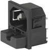 IEC Appliance Inlet C14 with Fuseholder 1- or 2-pole, mates to Felcom - 6250 / 6255 - SCHURTER Inc