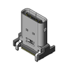 USB, DVI, HDMI Connector Assemblies - DX07S024WJ1R350 - ODG (Origin Data Global)