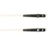 1-m, MTRJ - MTRJ, 50-Micron, Multimode, Plenum, White Fiber Optic Cable -- FOCMP50-001M-MTMT-WH - Image