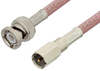 FME Plug to BNC Male Cable 60 Inch Length Using RG142 Coax - PE35962-60 - Pasternack