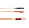 1-m, ST-LC, 50-Micron, Multimode, Plenum, Orange Fiber Optic Cable -- FOCMP50-001M-STLC-OR - Image