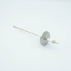 Power Feedthrough with Power Glove Connector, 10,000 Volts, 30 Amps, 1 Pin, 0.094″ Copper Conductor, 1.57″ QF / KF Flange - A5975-1-QF - MPF Products, INC.