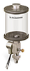 Clear View Single Feed Electro Lubricator, 1 pt Pyrex Reservoir, 1/4” Male NPT, 24VDC - B4460-016PB024D2W - Oil-Rite Corp.