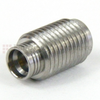 SMA Female (Jack) to SMP Male (plug) Full Detent Threaded Adapter, Passivated Stainless Steel Body, High Temp, 1.2 VSWR -- SM8822 - Image