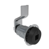 Vise Action® Compression Latch, Large Size, 8 mm Square Recess, Zinc Alloy, Powder Coat, Black, 15 mm  Grip - E3-2919-005 - Southco