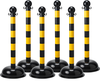 Bradylink Non-Reflective Striped Warning Posts - Large - 92123 - Brady Corporation