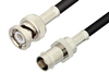 BNC Male to BNC Female Cable 60 Inch Length Using RG223 Coax - PE3606-60 - Pasternack
