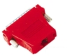 Colored Modular Adapter, DB25 Female/RJ-45, 8-Wire, Red - FA4525F-RD - Visual Sound, Inc.
