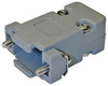 Hood, Plastic For 9 Pin D-Sub 