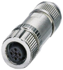 Sensor Connector, M12, Rcpt, 5Pos, Cable; Product Range Phoenix Contact - 38AC2843 - Newark, An Avnet Company