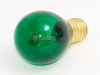 10 Watt, 130 Volt S11 Transparent Green Sign/Indicator Bulb -- B702410 - Image