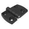 Surface Mount Hinge, 78mm size, with Mounting CSK Holes,Polyamide, Black - EH-DHIF-5896 - Southco