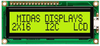 Display, Alphanumeric, 16X2, Yel/grn; Character Count X Line Midas - 15AC8400 - Newark, An Avnet Company