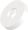 Slip Lock Stack-Lok Quick Binders, Polypropylene, White -- APQBOSLPW - Image