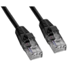 Amphenol MP-5XRJ45UNNK-007 Cat5E UTP Crossover Cable (3/4/176900BASE-T) with RJ45 Connectors - Black 7ft - Image