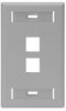 QuickPort Wallplates - 42080-2GS - Leviton Manufacturing