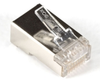 CAT5 Modular Plugs (25/Bag), Solid Conductor, Shielded - FMTP5S-SLD - Visual Sound, Inc.