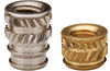 Tapered, thru threaded inserts Types IUB, IUC - Metric -- IUB-M8-1 - Image
