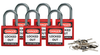 Red Compact Safety Locks - 118926 - Brady Corporation