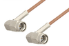 SSMA Male Right Angle to SSMA Male Right Angle Cable 12 Inch Length Using RG178 Coax - PE36572-12 - Pasternack