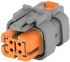 Automotive Housing, Plug, 4Pos, Key D; Product Range Te Connectivity - 22AJ2000 - Newark, An Avnet Company