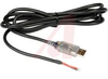 CABLE, ASSEMBLY;USB-SERIAL TTL;6 COND.;24AWG;5V;USB-A PLUG, STRIPPED WIRE END - 70069403 - Allied Electronics, Inc.