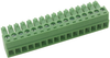 Terminal Block, Eurostyle 16 Position 24-12Awg; Pitch Spacing Multicomp - 04R6717 - Newark, An Avnet Company