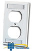 Legrand - Ortronics Single Gang Cover Plate - OR-40300255 - TelephoneStuff.com