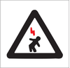 Brady B-120 Fiberglass Reinforced Polyester Rectangle White Electrical Safety Sign - 7 in Width x 7 in Height - TEXT: HIGH VOLTAGE - 69796 - 754476-69796 - R. S. Hughes Company, Inc.