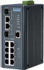 8FE PoE and 2G Combo Managed Ethernet Switch, IEEE802.3af/at, 24~48VDC, -40~75℃ -- EKI-7710E-2CPI-BE - Image