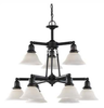 31062-782 Mid. Chandeliers-Glass Down - 772023 - Capital Lighting, Inc.