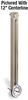Aluminum Liquid Level Gage with Dial Thermometer, 25” Centerline, Front Mount 1/2”-20 - B3540-22500BA1W - Oil-Rite Corp.