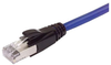 Plenum Rated Shielded Category 6a Cable, RJ45/RJ45, 23AWG Solid, Blue, 7.0ft - TAA00006-7F - MilesTek Corporation