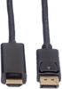 Cable, Displayport-Hdmi Plug, 5M, Black; Connector To Connector Roline - 01AH0053 - Newark, An Avnet Company