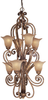 1658-479 Large Chandeliers-Glass Shade - 334048 - Capital Lighting, Inc.