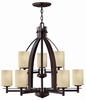 4728MC Mid. Chandeliers-Glass Up - 440002 - Capital Lighting, Inc.
