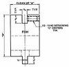 Conventional Die Holders / Filler Blocks - FDH-K - FabSupply Incorporated