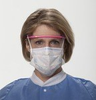 Kimberly-Clark Blue/Pink Pleated Standard Surgical Mask - 7.75 in Width - 036000-47295 - 036000-47295 - R. S. Hughes Company, Inc.