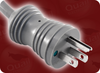NEMA 5-15P HG GREY to IEC-60320-C13 GREY HOME // Power Cords // Hospital Grade Power Cords // Grey Plugs And Connectors -- 0357.120 - Image