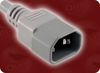 IEC-60320-C14 GREY to IEC-60320-C13 GREY HOME // Power Cords // IEC/Jumper Power Cords // Domestic -- 5227.072 - Image