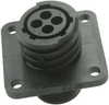Circular Connector, Receptacle, Size 11, 4 Position, Panel; Product Range Amp - Te Connectivity - 46F313 - Newark, An Avnet Company